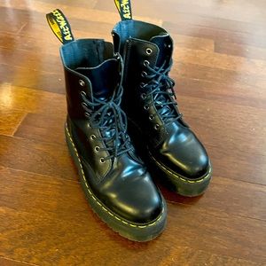 Size 9 Doc Martin Women’s Boots. Worn 3 times